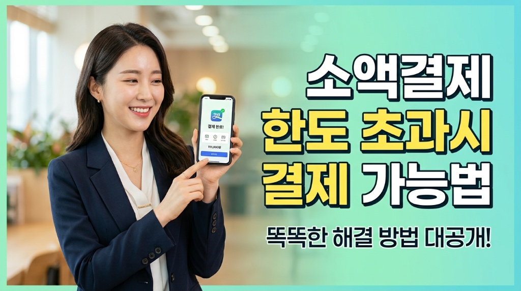 소액결제 한도 초과 시 결제 가능법 – 스마트한 해결책